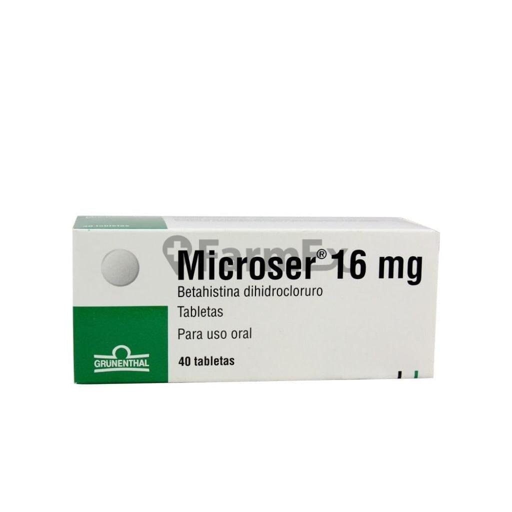 Microser 16 mg x 30 comprimidos Farmex-Pluxee-Persistente